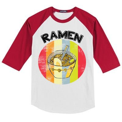 Vintage Ramen Kids Colorblock Raglan Jersey