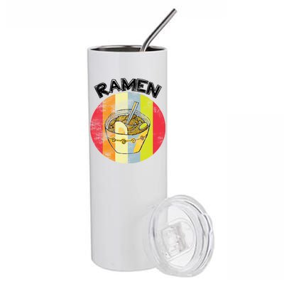 Vintage Ramen Stainless Steel Tumbler