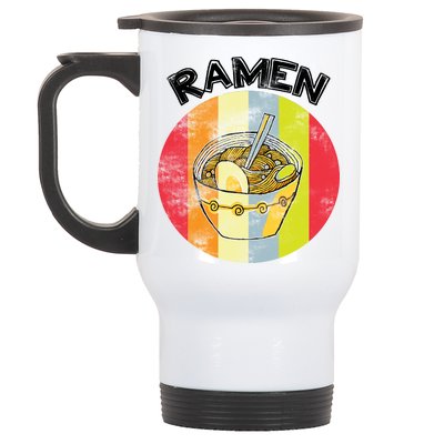 Vintage Ramen Stainless Steel Travel Mug