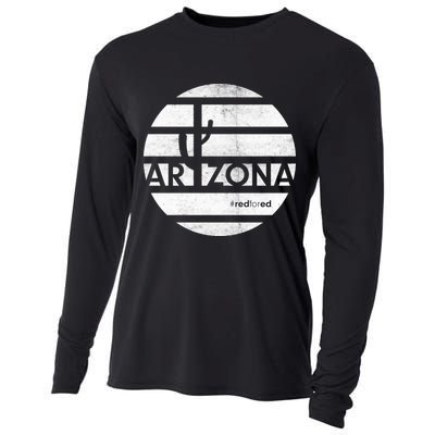 Vintage Red for Ed Arizona Cactus Cooling Performance Long Sleeve Crew