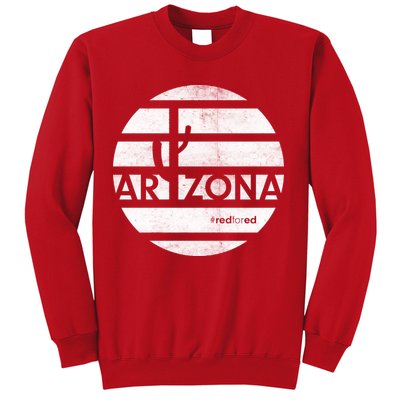 Vintage Red for Ed Arizona Cactus Sweatshirt