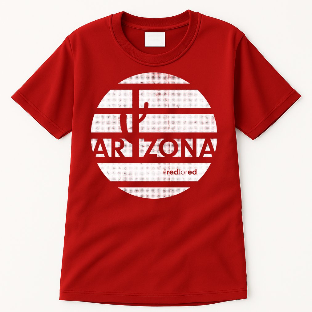 Vintage Red for Ed Arizona Cactus Tall T-Shirt