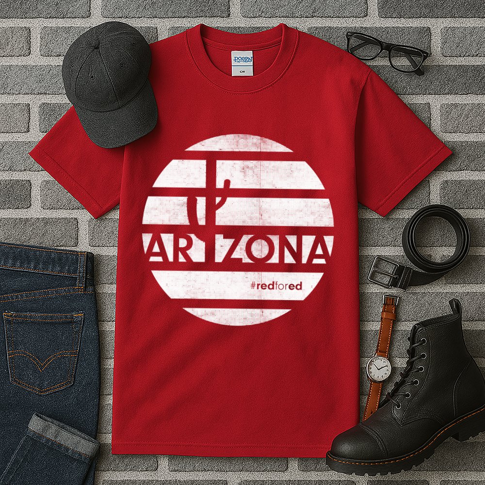 Vintage Red for Ed Arizona Cactus Tall T-Shirt
