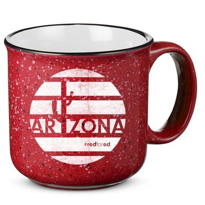 Vintage Red for Ed Arizona Cactus 15oz Campfire Ceramic Mug