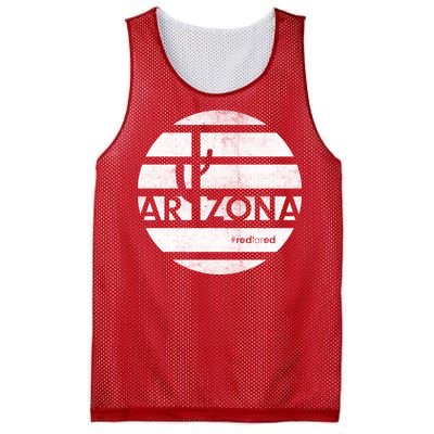 Vintage Red for Ed Arizona Cactus Mesh Reversible Basketball Jersey Tank