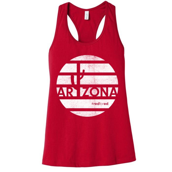 Vintage Red for Ed Arizona Cactus Womens Tank Top