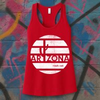 Vintage Red for Ed Arizona Cactus Womens Tank Top