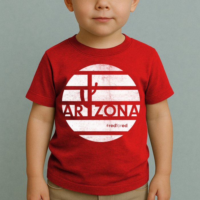 Vintage Red for Ed Arizona Cactus Toddler T-Shirt