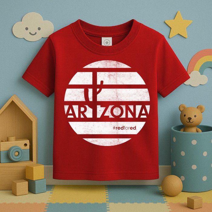 Vintage Red for Ed Arizona Cactus Toddler T-Shirt