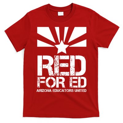 Vintage Red For Ed Arizona Teacher Flag T-Shirt