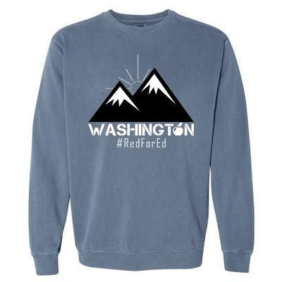 Vintage Red for Ed Washington State Mountains Garment-Dyed Sweatshirt