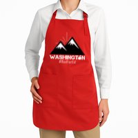 Vintage Red for Ed Washington State Mountains Apron