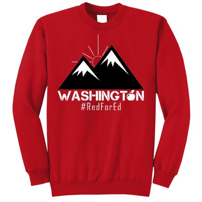 Vintage Red for Ed Washington State Mountains Sweatshirt