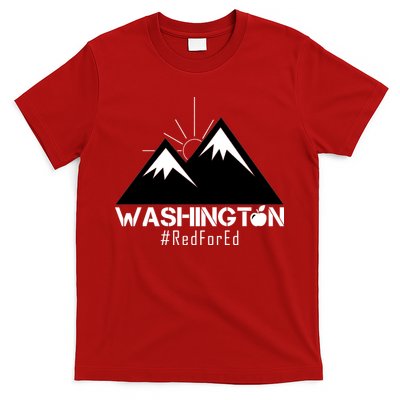 Vintage Red for Ed Washington State Mountains T-Shirt