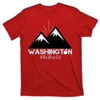 Vintage Red for Ed Washington State Mountains T-Shirt