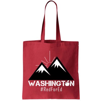 Vintage Red for Ed Washington State Mountains Bag