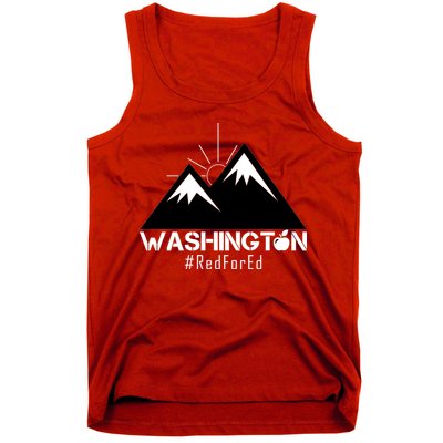Vintage Red for Ed Washington State Mountains Tank Top