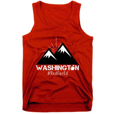 Vintage Red for Ed Washington State Mountains Tank Top