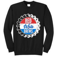 Vintage Red White and Brews Sweatshirt