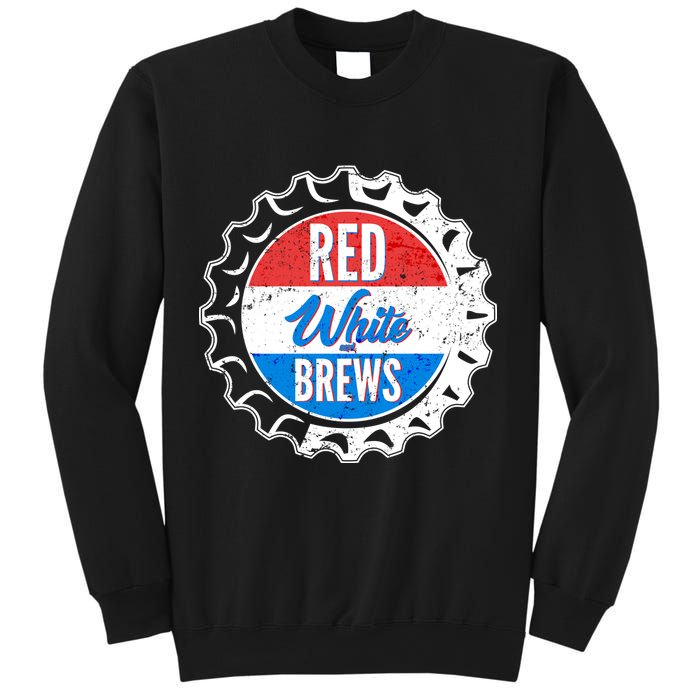 Vintage Red White and Brews Sweatshirt