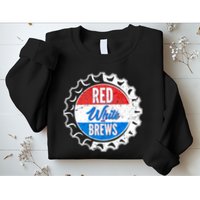 Vintage Red White and Brews Sweatshirt