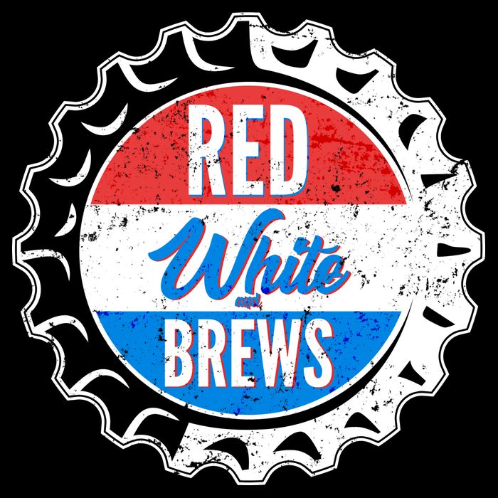 Vintage Red White and Brews Sweatshirt