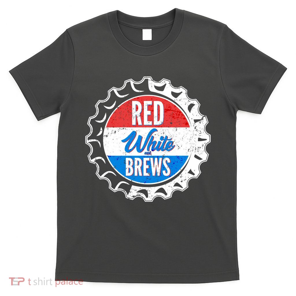 Vintage Red White and Brews T-Shirt