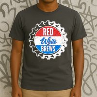Vintage Red White and Brews T-Shirt