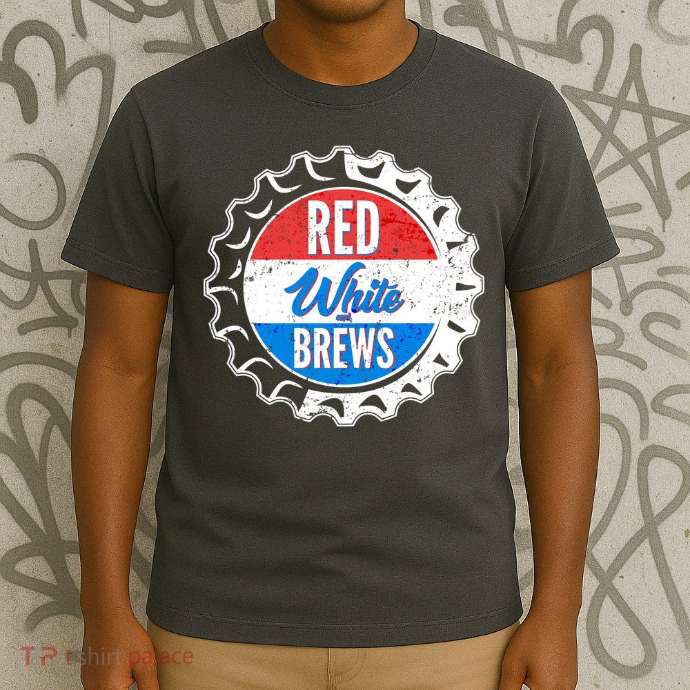 Vintage Red White and Brews T-Shirt