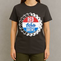 Vintage Red White and Brews T-Shirt