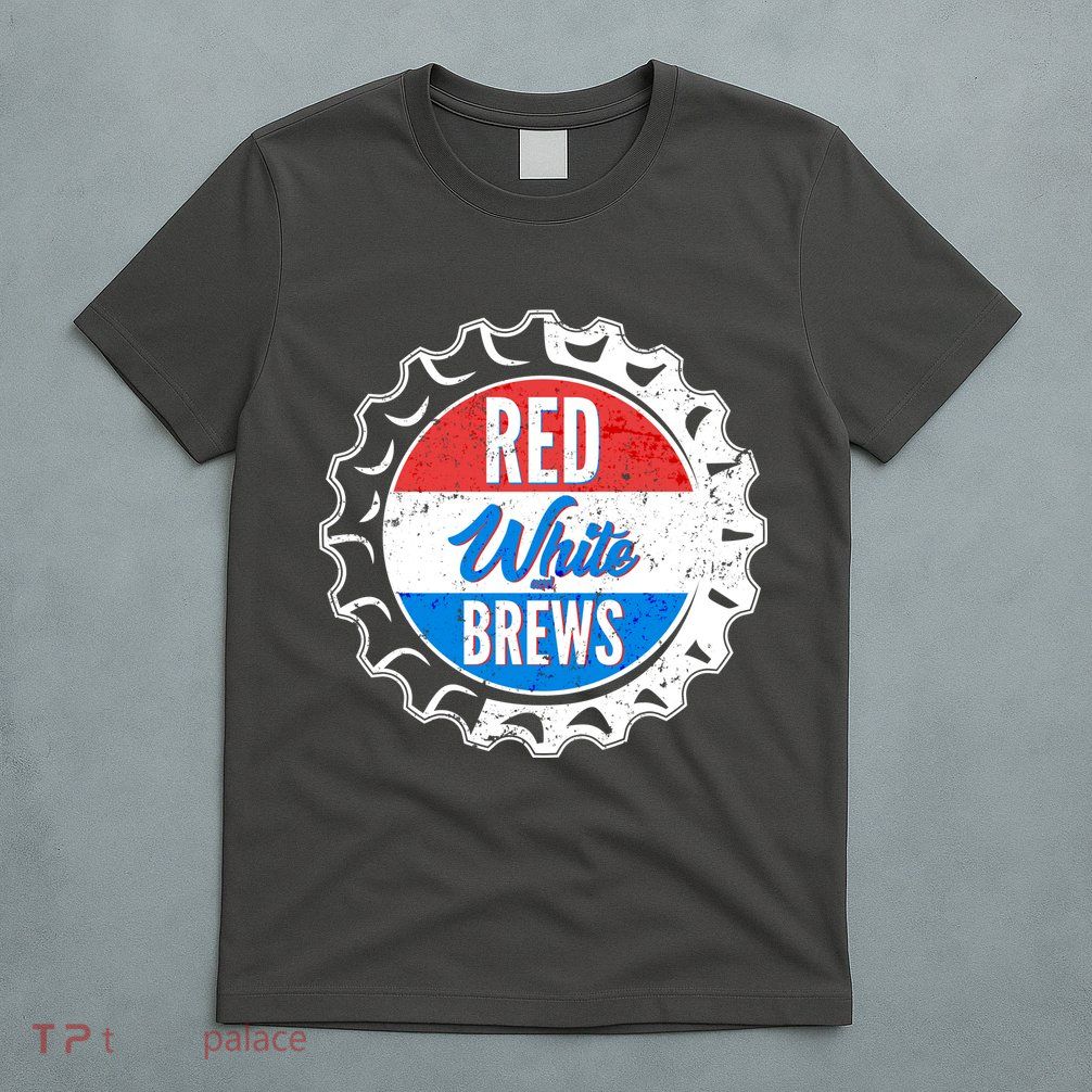 Vintage Red White and Brews T-Shirt