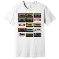 Vintage Retro 80's Cassette Tapes Premium T-Shirt