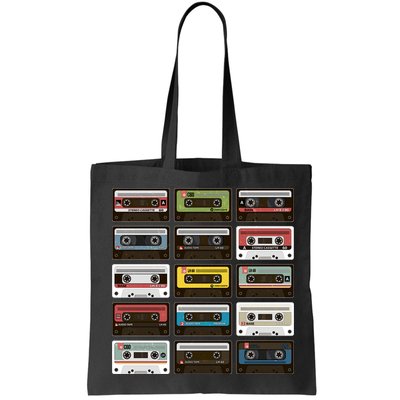 Vintage Retro 80's Cassette Tapes Bag