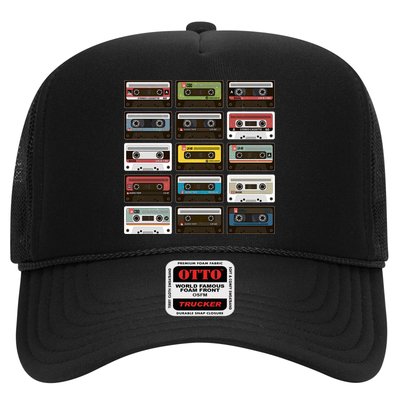 Vintage Retro 80's Cassette Tapes Trucker Hat