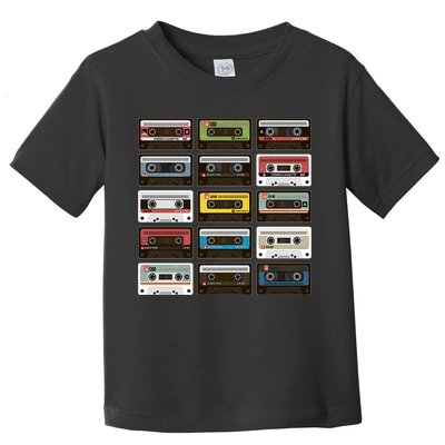 Vintage Retro 80's Cassette Tapes Toddler T-Shirt
