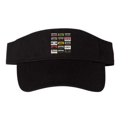 Vintage Retro 80's Cassette Tapes Visor