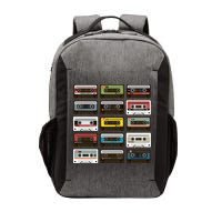 Vintage Retro 80's Cassette Tapes Vector Backpack