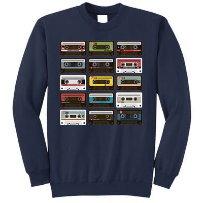 Vintage Retro 80's Cassette Tapes Sweatshirt