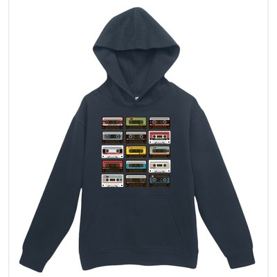 Vintage Retro 80's Cassette Tapes Urban Pullover Hoodie