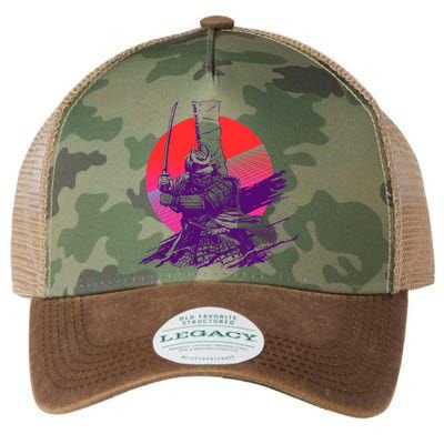 Vintage Retro 80's Japanese Samurai Legacy Tie Dye Trucker Hat