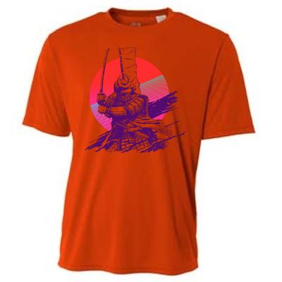 Vintage Retro 80's Japanese Samurai Cooling Performance Crew T-Shirt