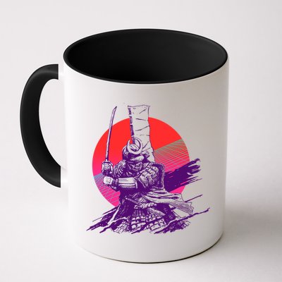 Vintage Retro 80's Japanese Samurai Mug