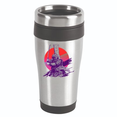 Vintage Retro 80's Japanese Samurai 16oz Travel Tumbler