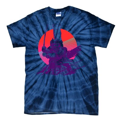 Vintage Retro 80's Japanese Samurai Tie-Dye T-Shirt