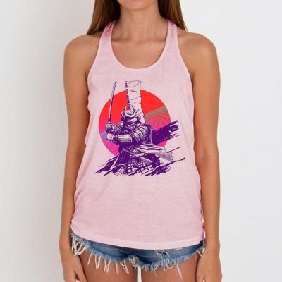 Vintage Retro 80's Japanese Samurai Women's Knotted Racerback Tank