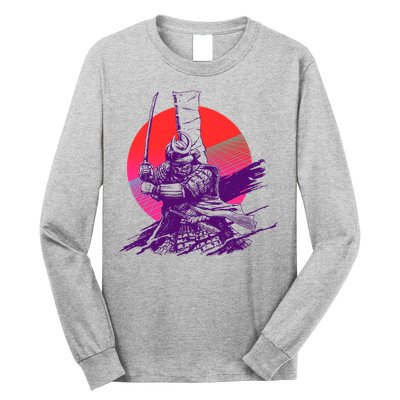 Vintage Retro 80's Japanese Samurai Long Sleeve Shirt