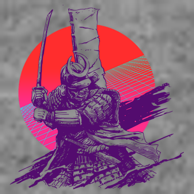 Vintage Retro 80's Japanese Samurai T-Shirt