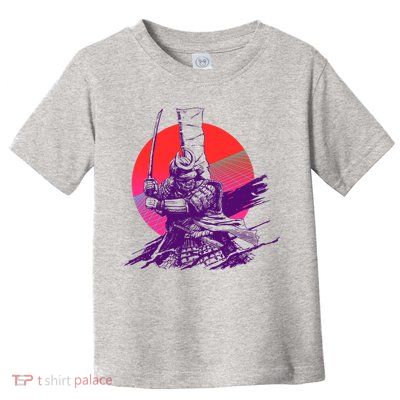 Vintage Retro 80's Japanese Samurai Toddler T-Shirt
