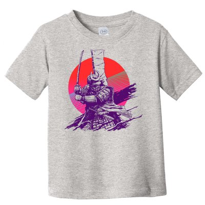 Vintage Retro 80's Japanese Samurai Toddler T-Shirt