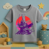 Vintage Retro 80's Japanese Samurai Toddler T-Shirt